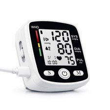 Automatic Upper Arm Blood Pressure Monitor Digital LCD Heart Rate USB