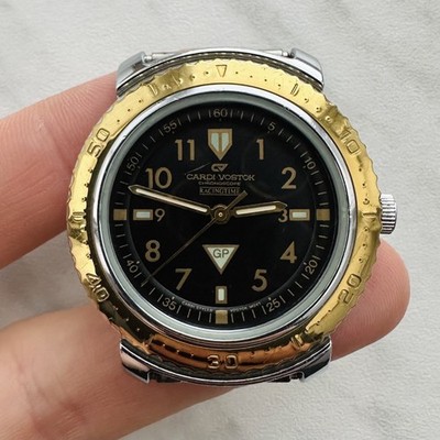 CARDI VOSTOK RACING TIME GP SPORT Russian USSR Watch Soviet Old CHRONOSCOPE