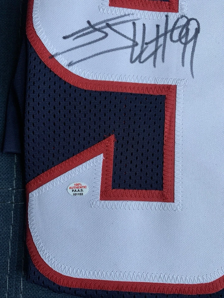 Футболка с автографом JJ Watt Of The Houston Texans сертификат подлинности PAAS  - Изображение 2 из 4