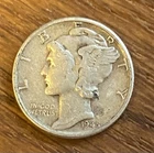 1945 Mercury Dime VF Philadelphia WWII Victory Era 90% Silver Winged Liberty 10c