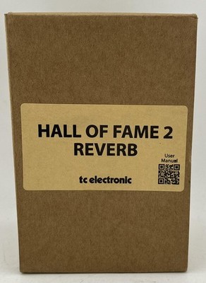 TC ELECTRONIC HALL OF FAME 2 REVERB PEDAL EFFECTS GUITAR PEDAL
