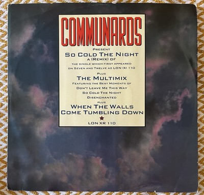 Communards- So Cold The Night Remix Plus Multimix 12'' Single Record