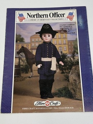 Fibre Craft FCM207 Northern Officer Doll Uniform Crochet Pattern