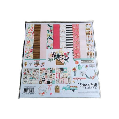 ECHO PARK "FLOWER MARKET" 12X12 PAPER PACK SPRING FLORAL