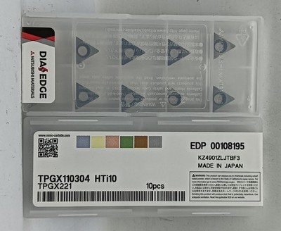 10pcs TPGX110304 HTi10 TPGX221 MITSUBISHI CNC Carbide Inserts Original