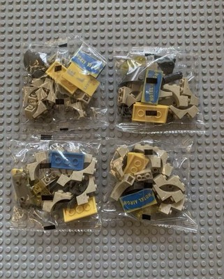 x4 Mega Bloks Halo COD Destiny Mini Grey Yellow Building Accessories Parts DIY