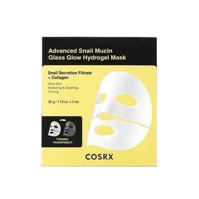 COSRX Snail Mucin Hydrogel Mask Set Glass Glow Hydrating