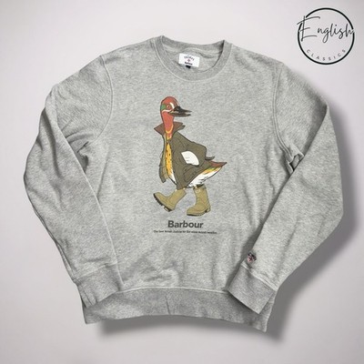 Barbour X Noah Duck Graphic Sweatshirt Herren Small Top