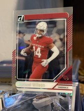 2024 Panini Clearly Donruss Michael Wilson Ice /17 Arizona Cardinals #2