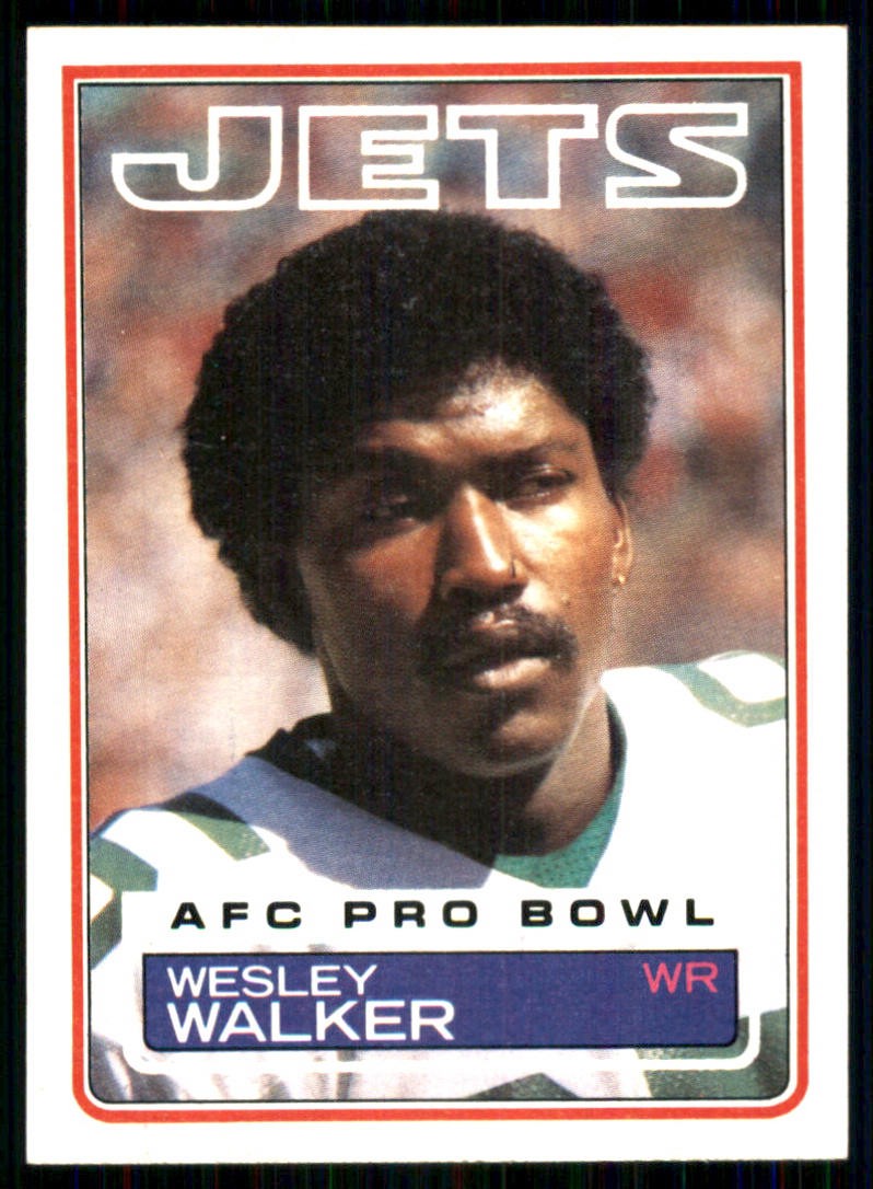 1983 Topps #354 Wesley Walker New York Jets 56124