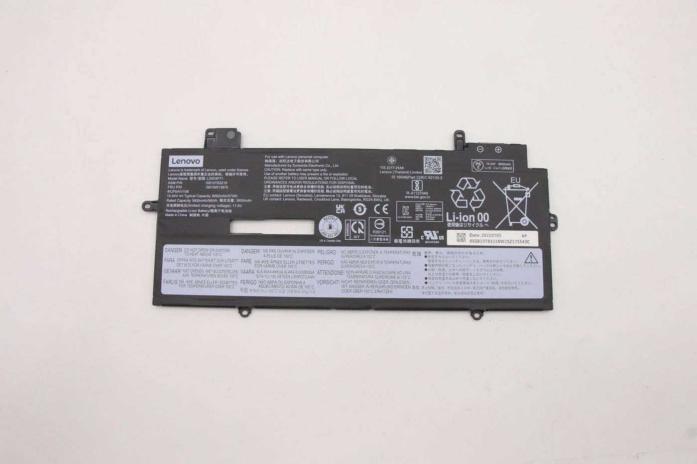 Lenovo 5B10W13975 Internal.4c.57Wh.LiIon.SWD