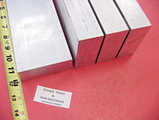 4 Pieces 1-1/2"x 3-1/2" ALUMINUM 6061 FLAT BAR 12" long Solid Extruded Stock New