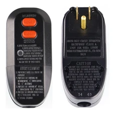 GFCI Replacement Plug Assembly,Ground Fault Circuit Interrupter Safety RCD Pr...