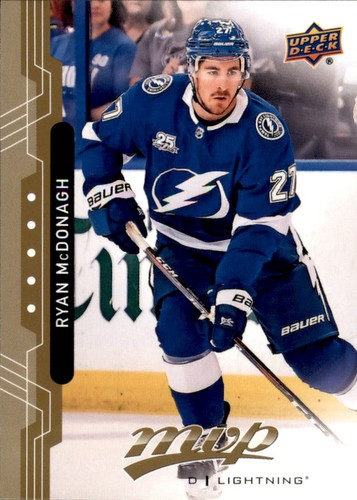 2018 Upper Deck MVP Ryan McDonagh #112 card