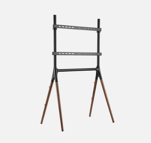 Kogan Lofoten Studio TV Stand for 49 - 70" TVs, Matte Black and Walnut, TV