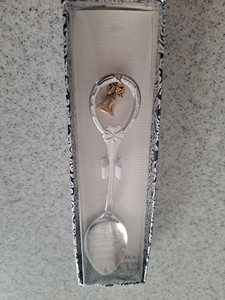 Philadelphia Liberty Bell Independence Hall Bicentennial silvertone 1976 Spoon
