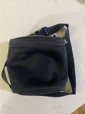 VTG Esprit Black Zip Close Fanny Pack Purse Bag
