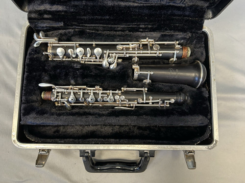 QUALITY! NICE! SELMER SIGNET U.S.A. SOLID GRENADILLA WOOD OBOE + ORIGINAL CASE