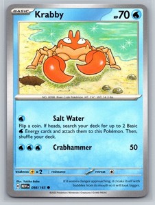 Krabby 098/165 Scarlet & Violet 151