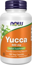 NOW Foods Supplements, Yucca (Yucca spp.) 500 mg, 4:1 100 Count (Pack of 1) 