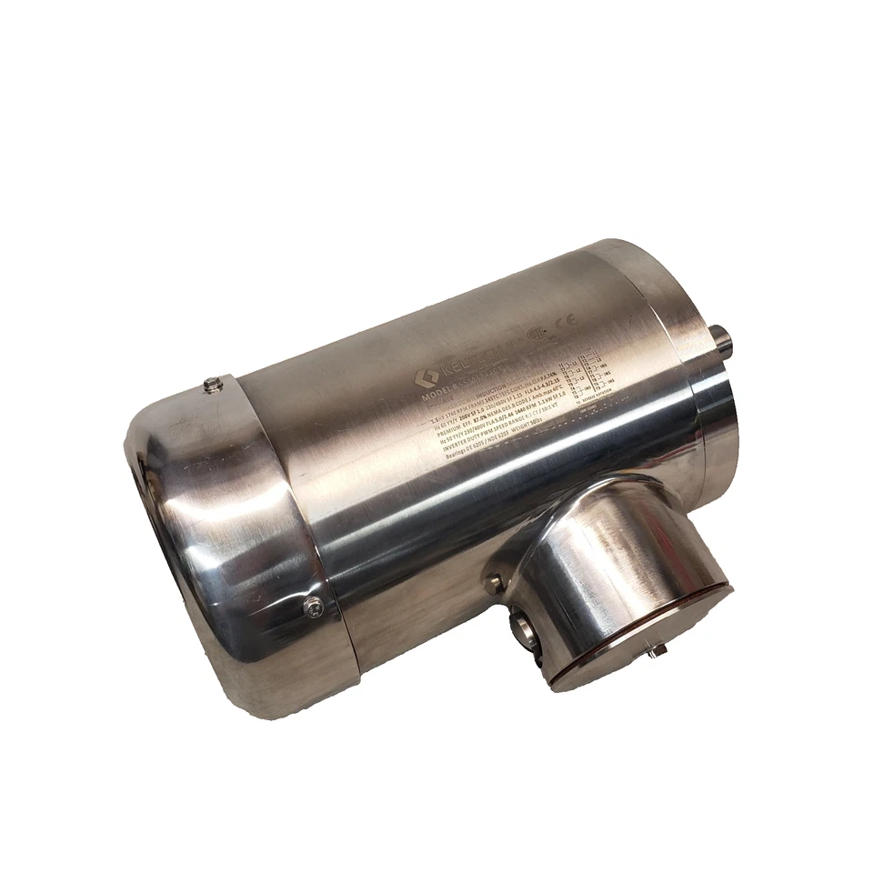 Keltech SSM3244CT Stainless Steel Washdown Motor 208-230/460V 1.5 HP 1750RPM 1kW - Image 2 of 4