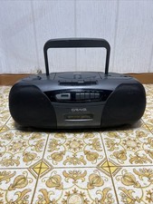 Craig JS 8632 Portable CD/Radio/Cassette Boombox Tested Works Great