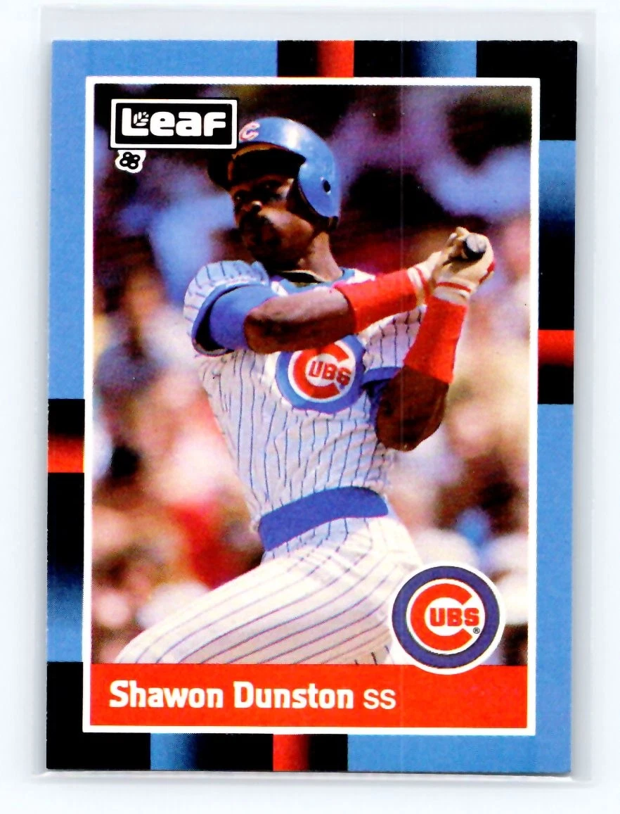 Shawon Dunston trading card