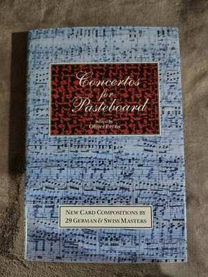 Concertos For Pasteboards By Oliver Erens - Hardcover Card Magic Book
