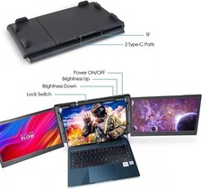 13.3" Laptop Screen Extender Portable HD Triple Monitor for Laptop P2 Pro