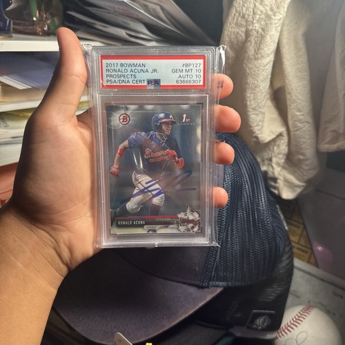 Ronald Acuna #BP127 2017 Bowman Prospects card