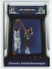 2020-21 Donruss Optic #1 Giannis Antetokounmpo Air Defense