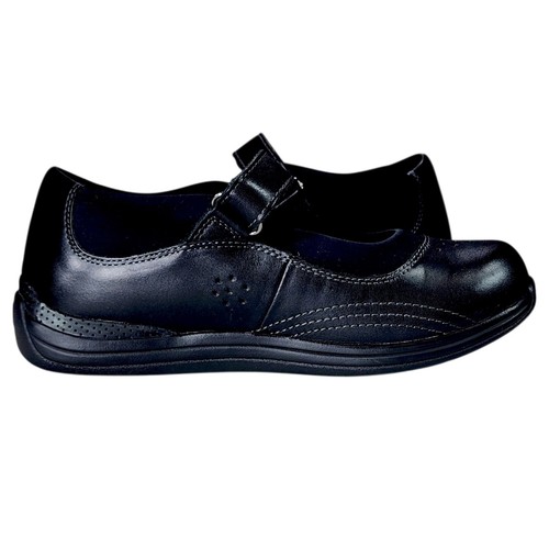 Drew Mary Jane Shoe sz 6WW Women Rose Walking Diabetic Black Comfort Double Wide - Picture 7 of 12