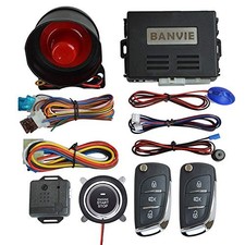 Car Alarm System With Remote Start And Smart Push Start Button 2.with Siren Car Alarm System With Remote Start And Smart Push Start Button 2.with Siren