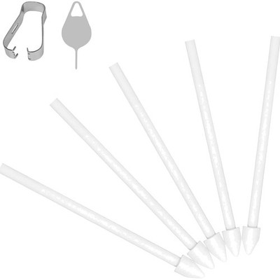 S-Pen Ersatzspitzen, Stylus Tips, Samsung Galaxy Tab S9, S8, Note, 5Stück, Weiß