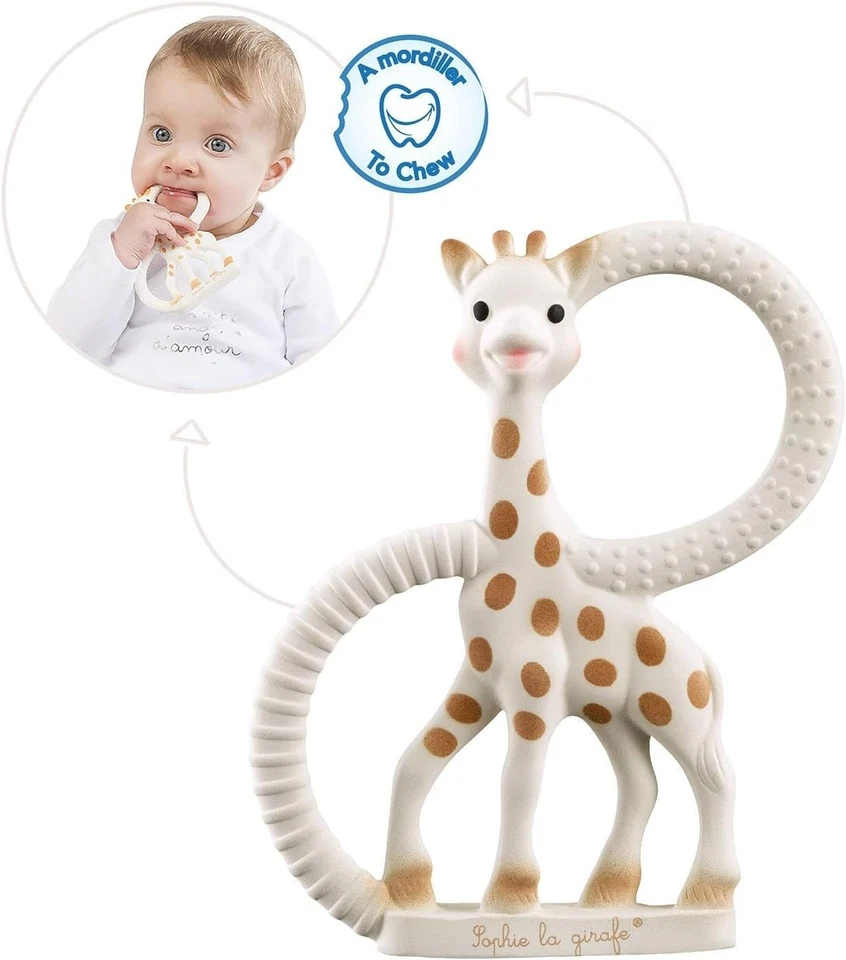 Sophie La Girafe Original Teething Ring 100% Natural Rubber - Image 3 of 4