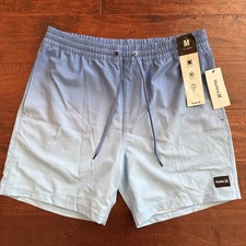 Hurley Swim Shorts Cannonball Volley 4 Way Stretch Hybrid Size Medium NWT