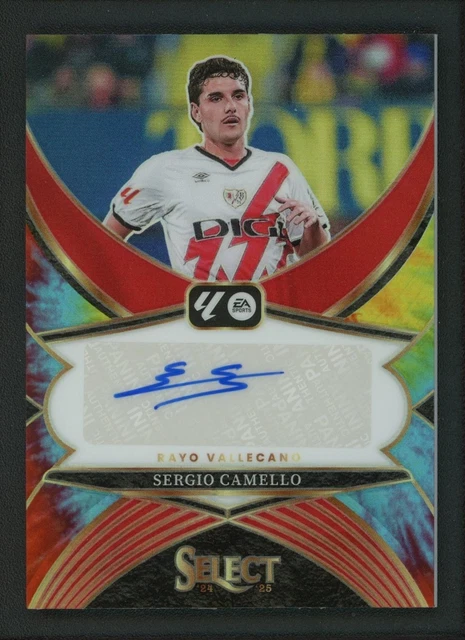 2024-25 Sergio Camello 08/25 Auto Panini Select La Liga Tie-Dye Autographs