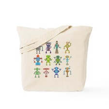 CafePress Robots By Phil Atherton Tote Bag (799817010)