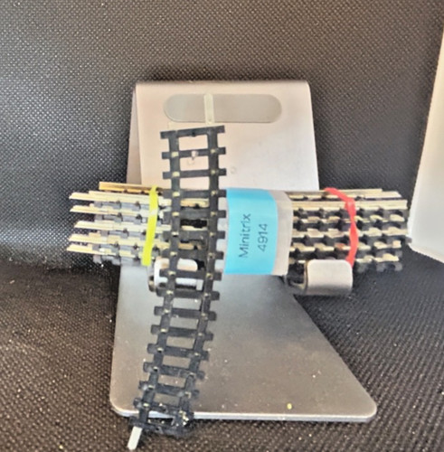 Trix N 4914, gebogenes Gleis R1 24° 80mm | Zustand: Neu