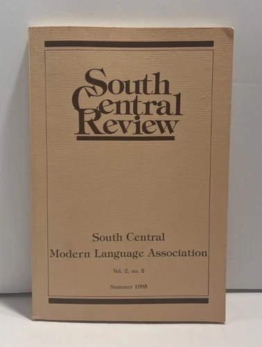 South Central Review Vol. II No. II Summer 1985