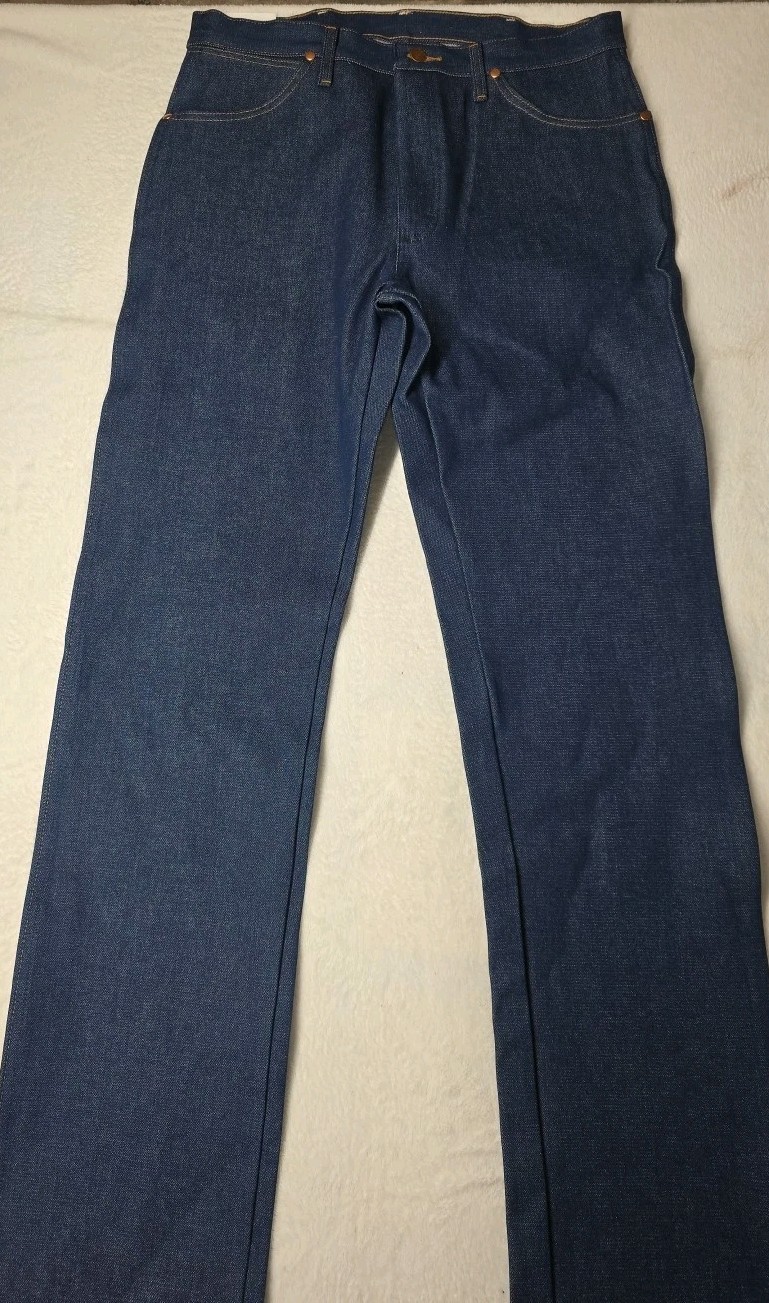 Wrangler Jeans Mens 34x36 Original Fit Cowboy Cut Western Rigid Indigo NWT  thumbnail 2