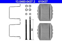 ATE ZubehöRsatz Scheibenbremsbelag 13.0460-0437.2 FüR Xantia XM CitroËN Y3 Y4