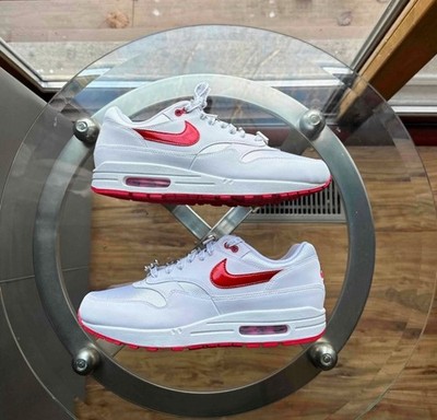 Size 11.5 - Nike Air Max 1 PRM Valentine s Day White Og Retro HV2303-100 Men s