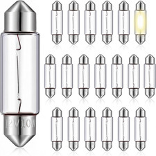 Festoon Light Bulb 20 Pcs Xenon Clear Double Ended Marine 12v 10w 6411 Festoon Light Bulb 20 Pcs Xenon Clear Double Ended Marine 12v 10w 6411