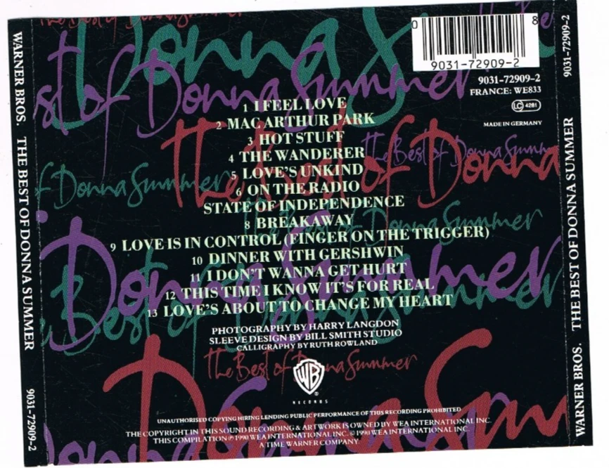 CD - Donna SUMMER - THE BEST OF DONNA SUMMER - german Press - Bild 3 von 3