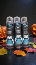 3 x Bath  Body Works Wicked Vanilla Woods Fine Fragrance Mist Sprays Full Size
