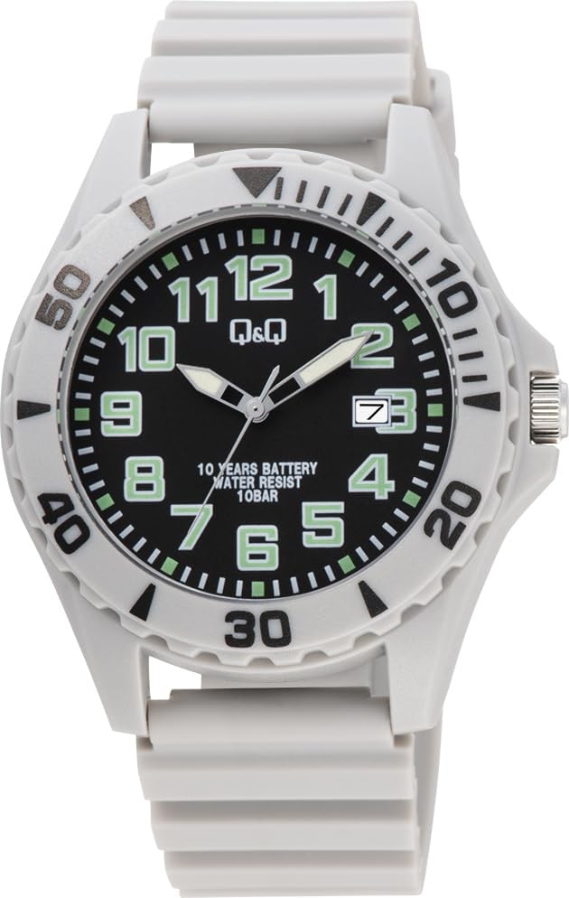 CCitizen Q&Q Analog Watch 10-Year Battery Life 10 ATM Water Resistant A22A-004VK-image