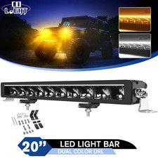 E-gepr&uuml;ft 22'' LED Zusatzscheinwerfer Tagfahrlicht Sto&szlig;stange f&uuml;r Jeep Wrangler