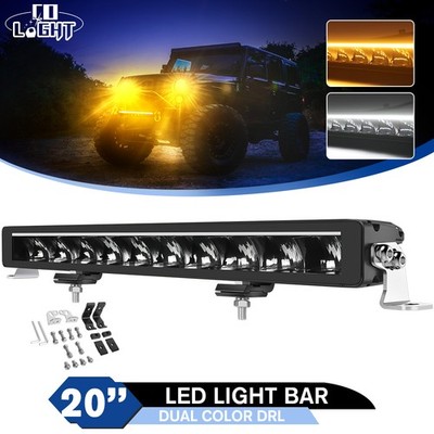 E-geprüft 22'' LED Zusatzscheinwerfer Tagfahrlicht Stoßstange für Jeep Wrangler