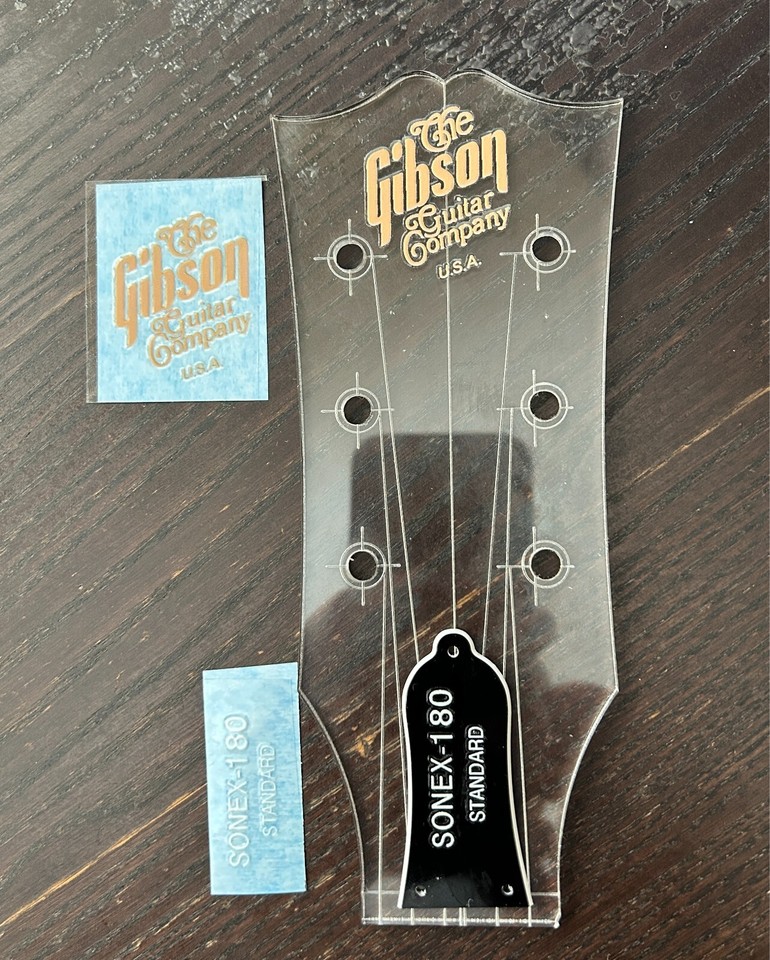 Sonex guitar restoration headstock logo UV DTF sticker Decal | eBay